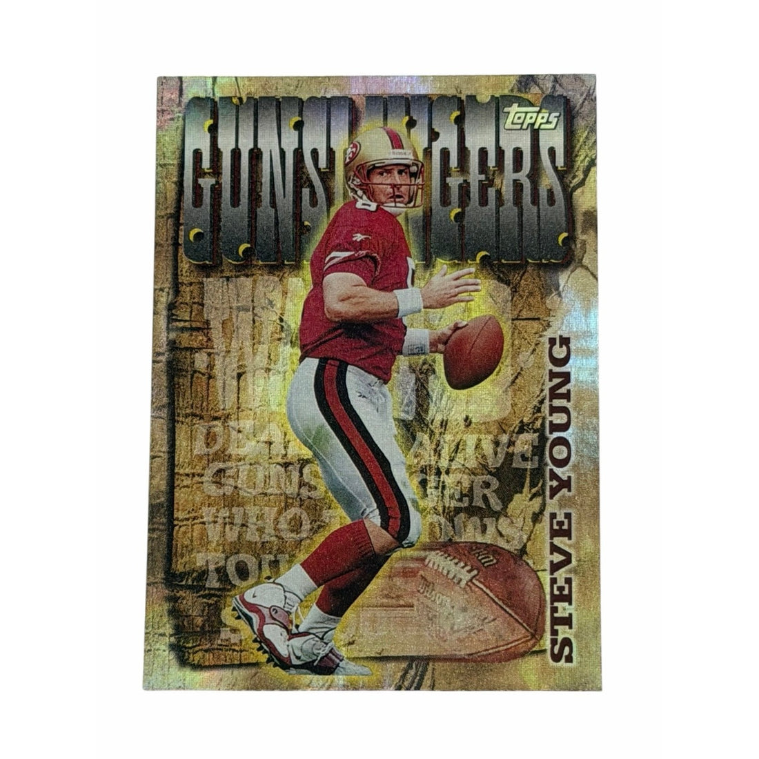Vintage Steve Young 1998 Topps Season's Vintage Steve Young 1998 Topps Season's Best 9 REFRACTOR NFL 49ers