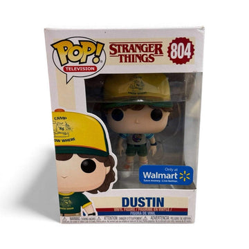 Funko Pop Stranger Things Dustin #804 Walmart Exclusive vinyl figure in box