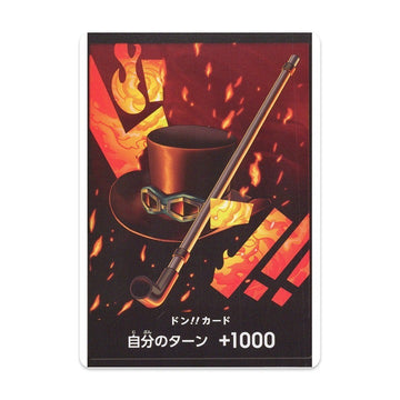 One Piece Card Game DON!! Sabo Parallel Card Japanese Bandai MINT