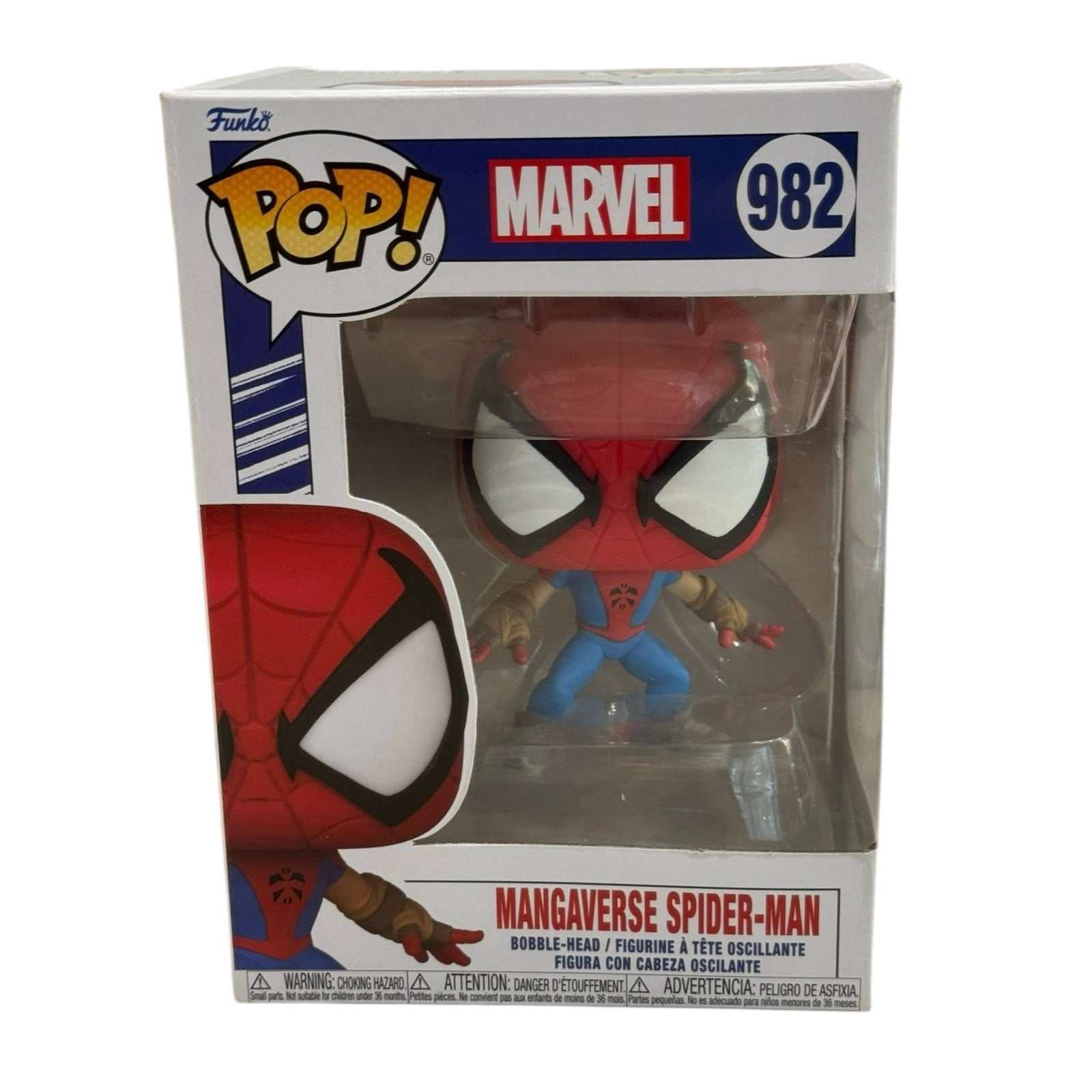 Mangaverse Spider-Man Funko Pop Marvel bobblehead vinyl figure in box