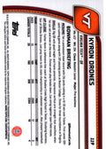 Kyron Drones Bowman Kyron Drones 1st Bowman 2024 Bowman Chrome U Virginia Tech QB Football