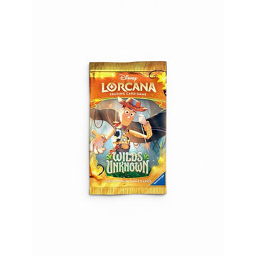 Disney Lorcana Wilds Unknown Booster Pack New Sealed Trading Card Pack