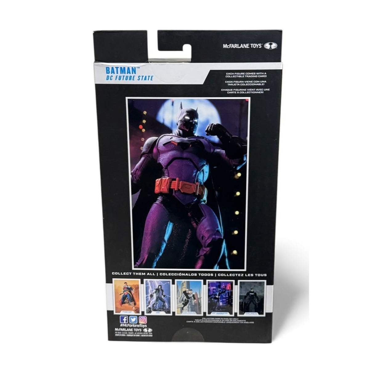 McFarlane DC Multiverse Batman Future State 7-inch action figure in sealed packaging
