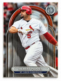 2023 Topps Tribute Albert Pujols #57 MLB Cardinals Chrome Baseball Card HOF front
