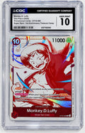 2025 One Piece Monkey D Luffy ST10-006 CGC 10 Gem Mint 3rd Anniversary SR front