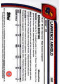Lawrence Arnold 1st Bowman 2024 Bowman Chrome U Kansas WR Football — back