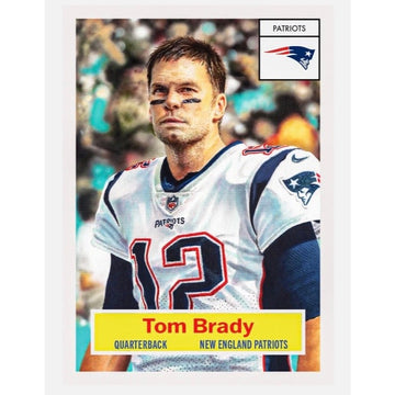 2026 Topps NFL Living Set Tom Brady #1 Patriots GOAT 1956 Topps Design