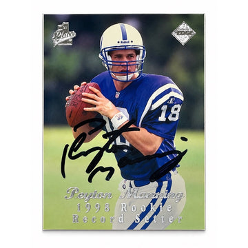 1998 Collector’s Edge Peyton Manning RC #135 Signed Auto Colts Rookie HOF