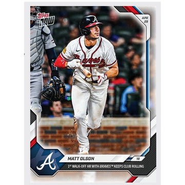 Matt Olson 2026 MLB Topps NOW #140 ATL Braves Super Limited PR 710
