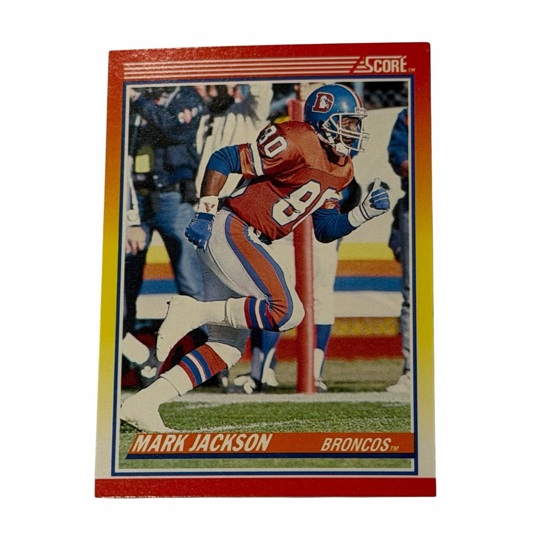 Vintage Mark Jackson NFL Denver Broncos Vintage Mark Jackson NFL Denver Broncos 1990 Score 240 Football Card