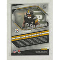 Kaleb Johnson Panini 2025 Panini Prizm Kaleb Johnson RC Cracked Ice 375 Rookie Pittsburgh Steelers