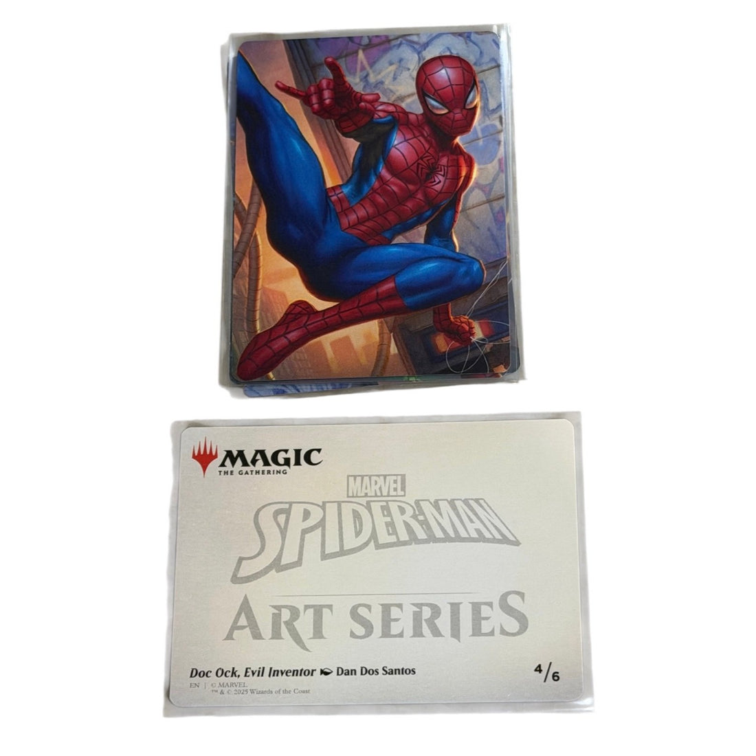 Marvel Spider-Man Magic The Gathering 6 Card Art Lot Venom Green Goblin