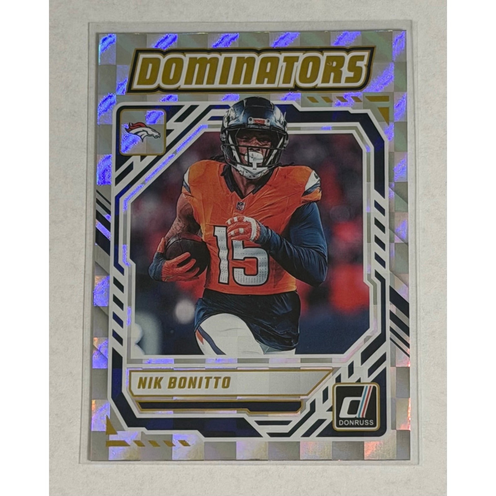 2025 NFL Donruss Dominators Nik Bonitto 2025 NFL Donruss Dominators Nik Bonitto DOM-NBO Denver Broncos Insert