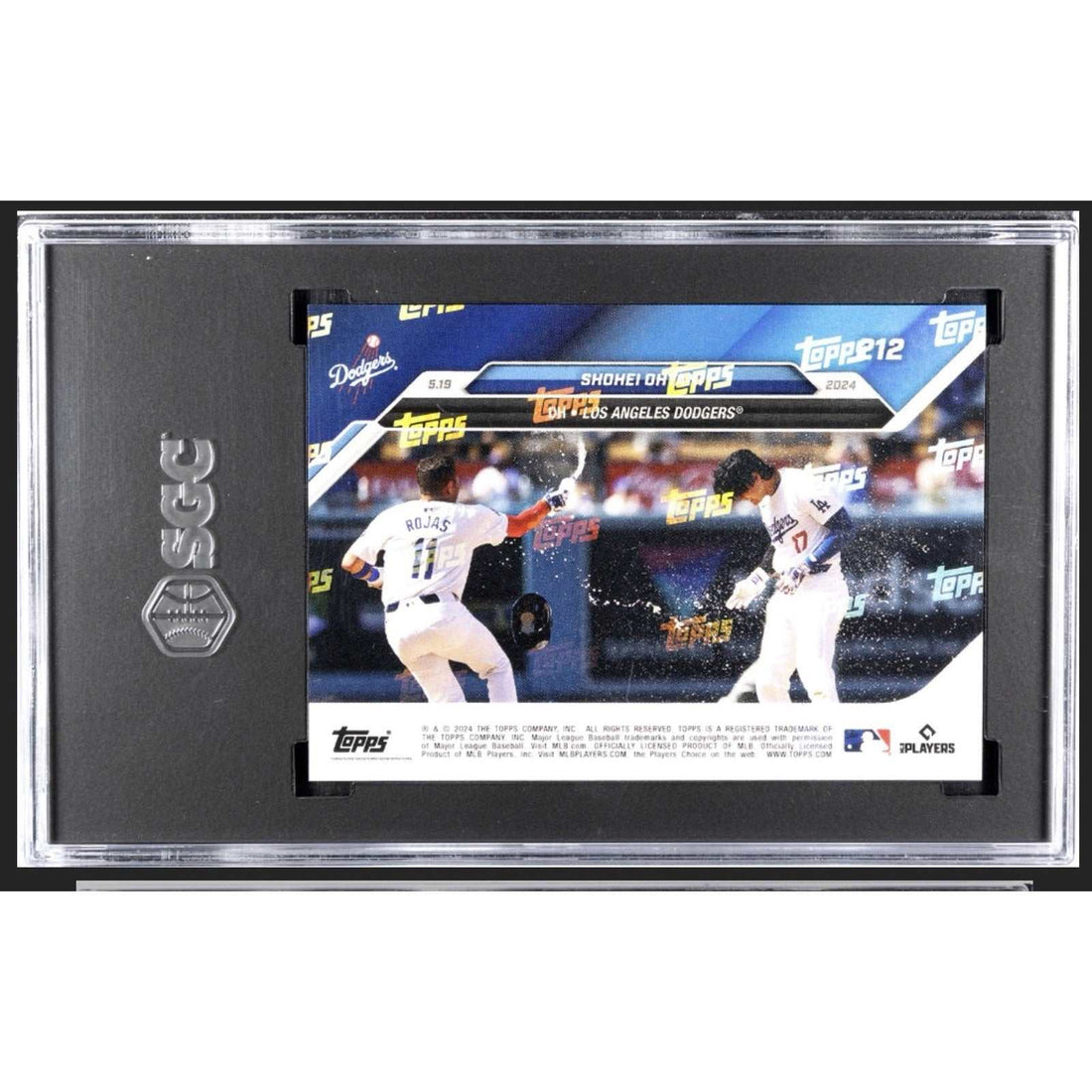 2024 Topps Now Shohei Ohtani Red MVP Dodgers #212 baseball card graded 9.5