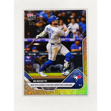 2025 Topps NOW Bo Bichette #517 Foilfractor 1/1 Blue Jays 2 HR 6 RBI SSP