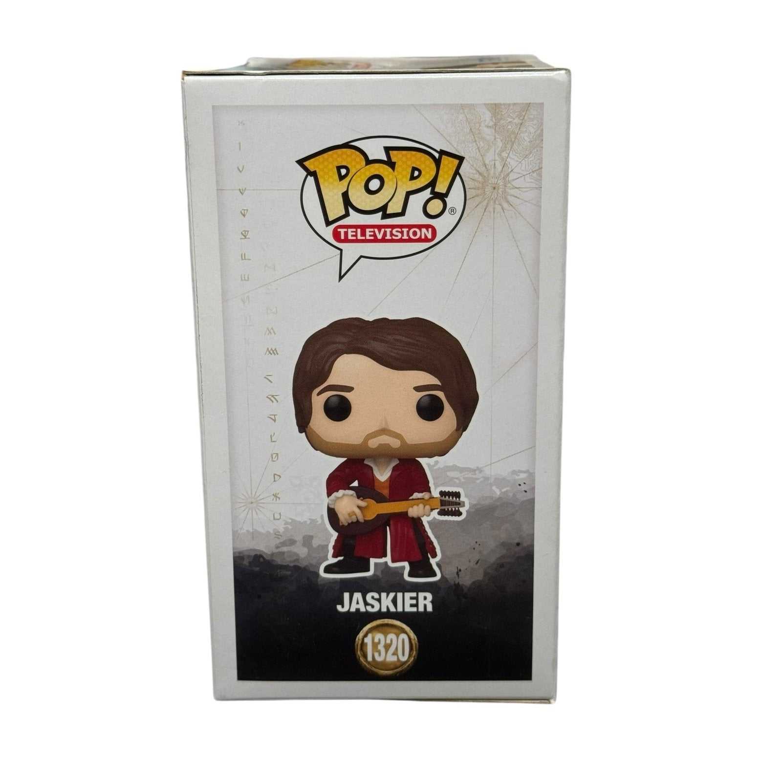 Jaskier Funko Pop 1320 from The Witcher Netflix Edition with lute accessory in box
