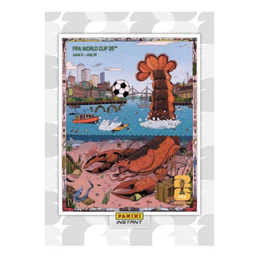 Limited PR 2026 Panini Instant FIFA World Cup Boston Host City Poster NM Lobster
