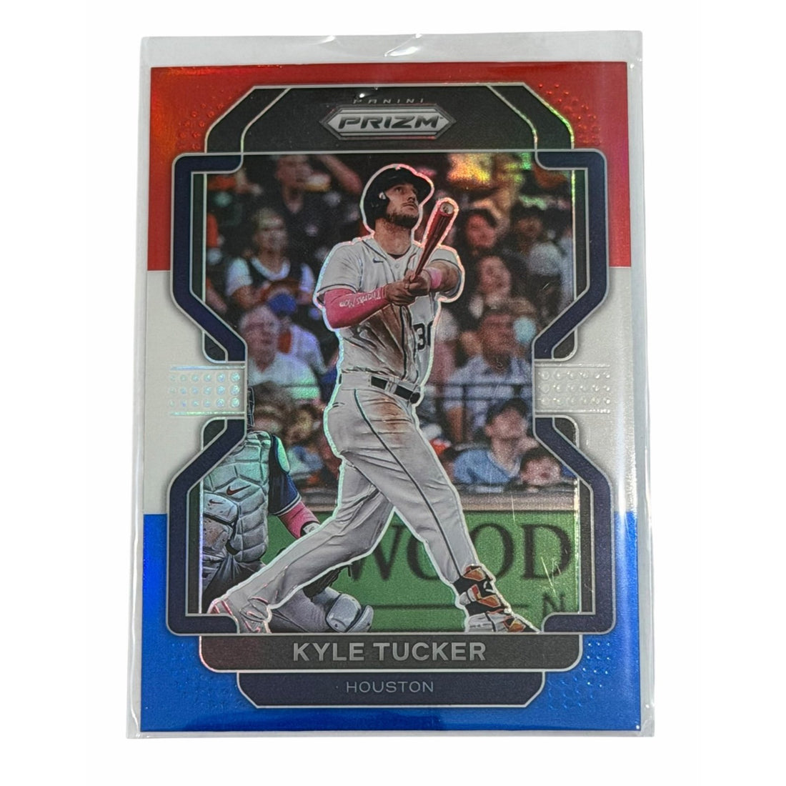 Kyle Tucker Panini Kyle Tucker 2022 Panini Prizm Red White Blue REFRACTOR Houston Astros 5 NM