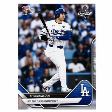 Limited PR Shohei Ohtani 2025 Topps NOW WS-1 World Series Champions NM Dodgers