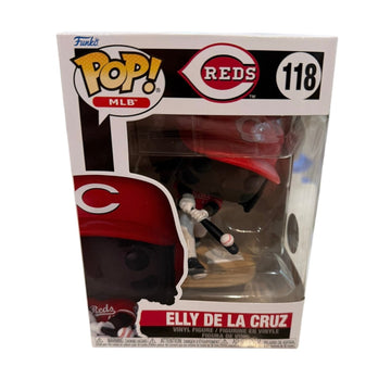 Funko Pop #118 Elly De La Cruz MLB Cincinnati Reds Vinyl Figure NIB