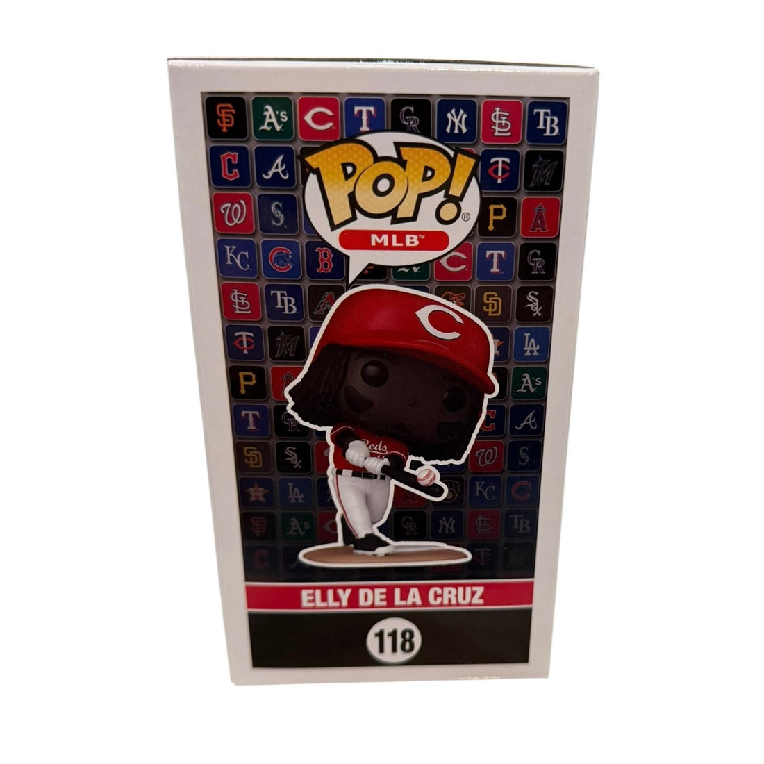 Funko Pop #118 Elly De La Cruz MLB Cincinnati Reds Vinyl Figure NIB