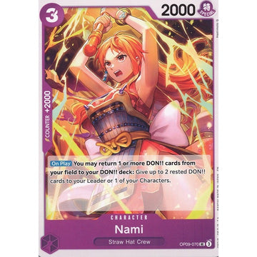 Nami OP09-070 Uncommon English One Piece Card Game Emperors in New World