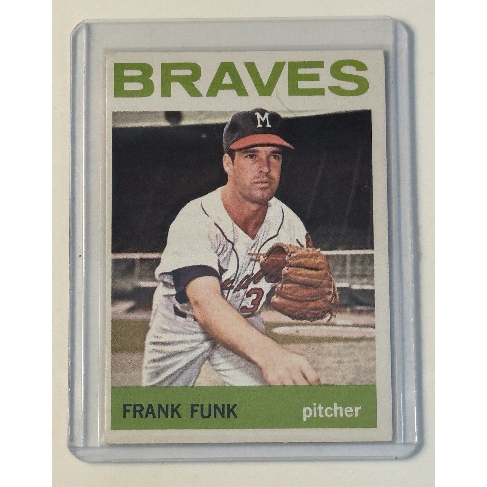 1964 Topps Baseball #289 Frank Funk - MLB Milwaukee/ATL Braves VG-Veru Good - EX