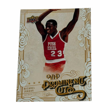 Michael Jordan 2023 Upper Deck VIP Prominent Cuts VIP-2 NBA Chicago Bulls HOF
