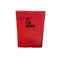 Kidrobot x Keith Haring RED Special Edition vinyl art figure box with Art for Africa branding