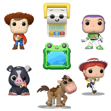 Funko Pop Toy Story 5 Bundle Woody Buzz Jessie Bullseye Lilly 7 Figure Set