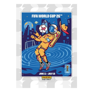 2026 Panini Instant FIFA World Cup Soccer Houston Host City Poster Card NM