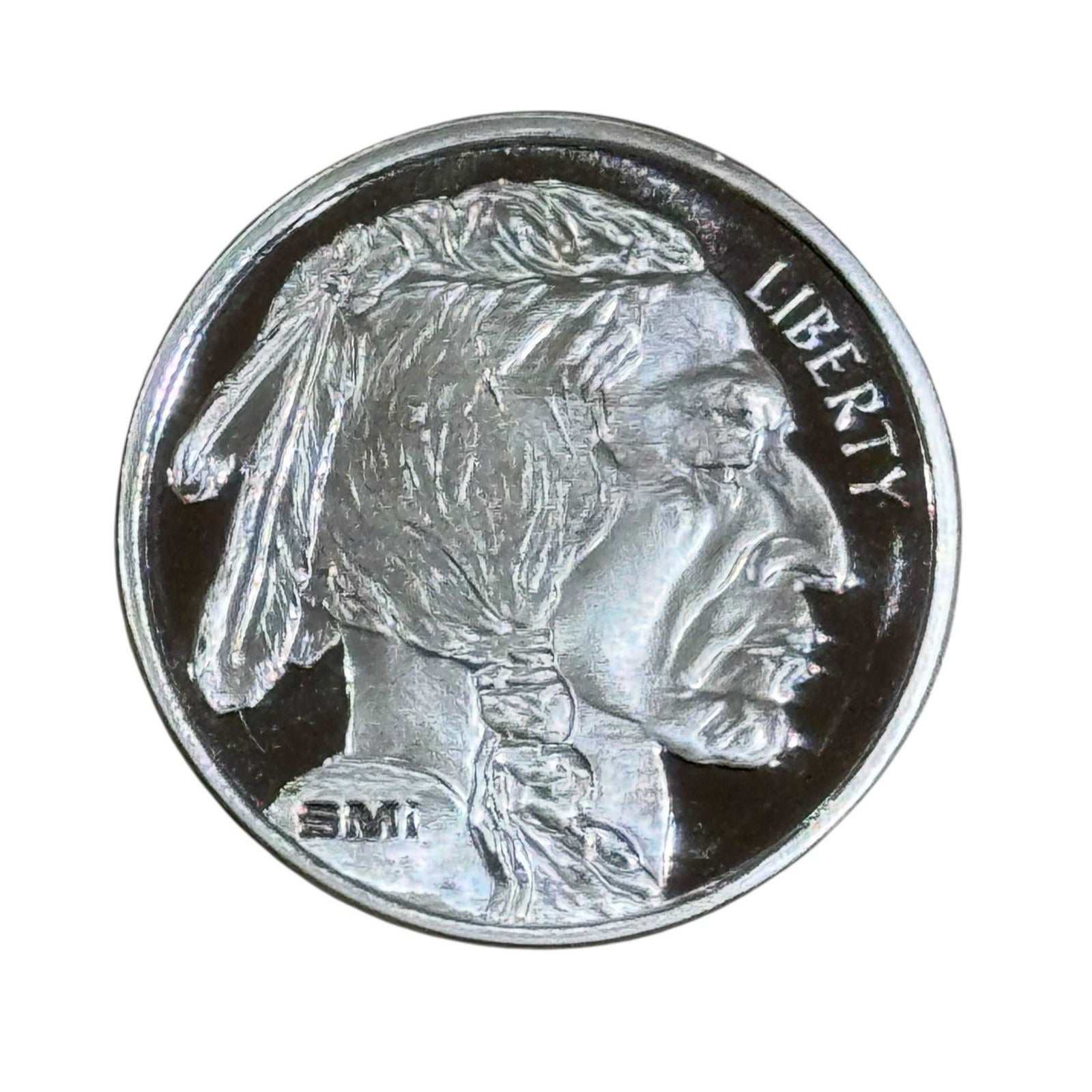 Tube 20x 1 oz Silver Buffalo Rounds .999 Fine BU sealed roll with Native American design