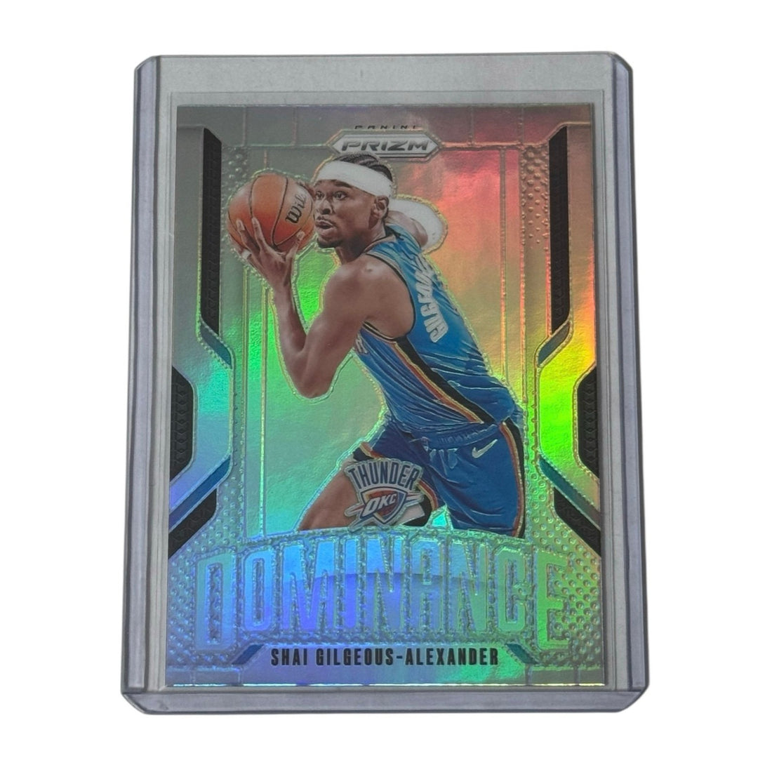 Shai Gilgeous Alexander OKC Thunder Panini Shai Gilgeous Alexander OKC Thunder Panini Prizm Dominance Refractor