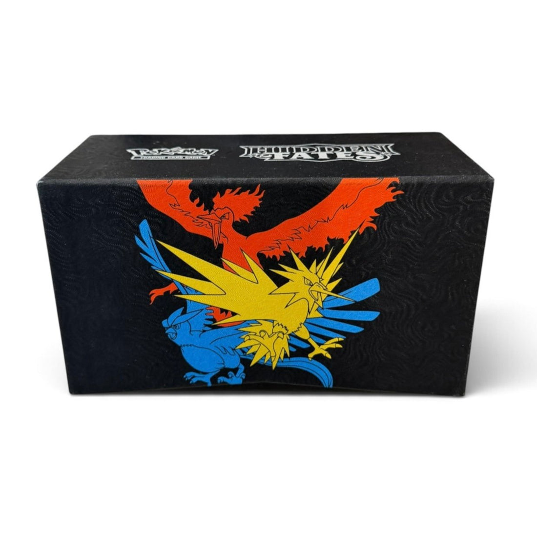 Pokemon Hidden Fates ETB EMPTY BOX ONLY 2019 NM-Mint Articuno Zapdos Moltres