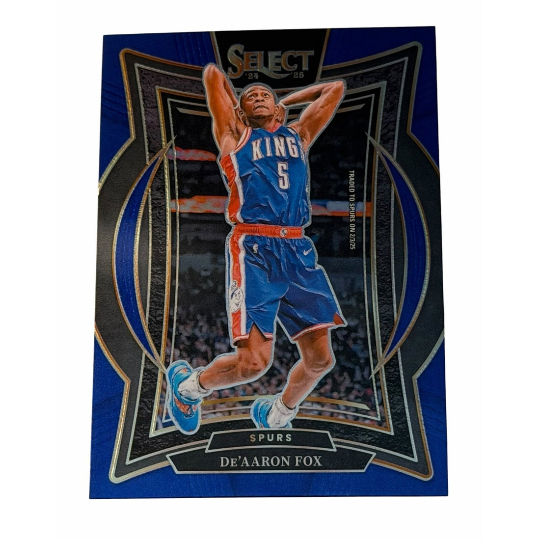 De'Aaron Fox Panini Select De'Aaron Fox 2024-25 Panini Select Blue Concourse 3 NBA San Antonio Spurs