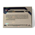 2025 Topps Now World Series Gold Blue Jays Bo Bichette limited print card back
