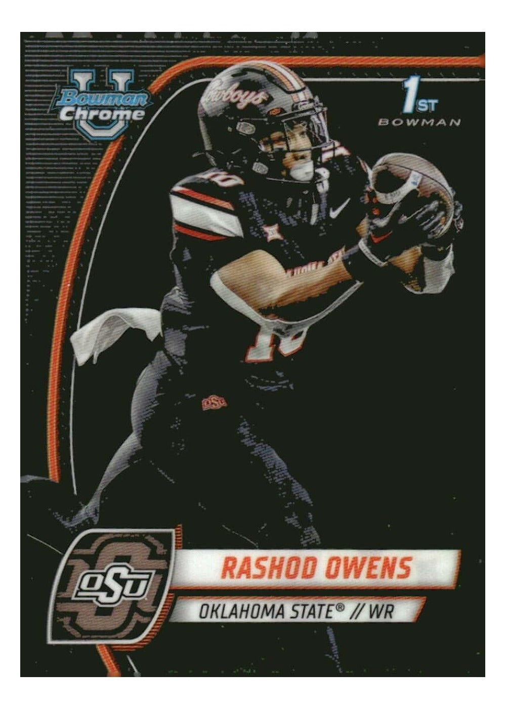 Rashod Owens Bowman Rashod Owens 1st Bowman 2024 Bowman Chrome U 151 Oklahoma State WR