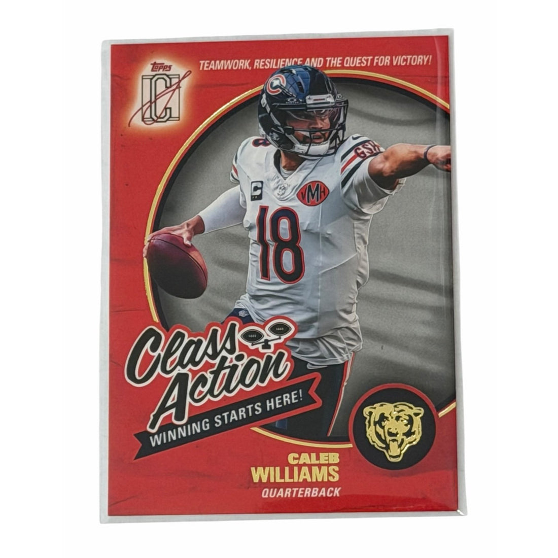 NFL Chicago Bears Caleb Williams Class NFL Chicago Bears Caleb Williams Class Action Insert 2025 Topps Signature Class