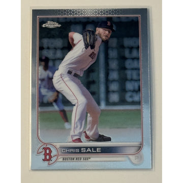 2022 Topps Chrome Chris Sale* MLB Atlanta Braves Card #118 - Near Mint or Better