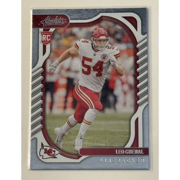 2022 Panini Absolute - Silver Base Rookie #183 Leo Chenal - Kansas City Chiefs