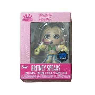 Sealed SMALL Funko Minis Britney Spears vinyl figure Five Below exclusive in pink box with microphone detail