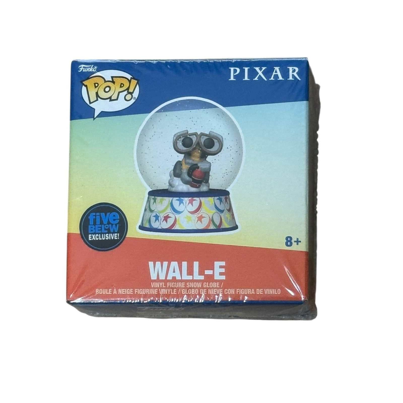 Funko Pop Pixar WALL·E snow globe vinyl figure Five Below exclusive in packaging