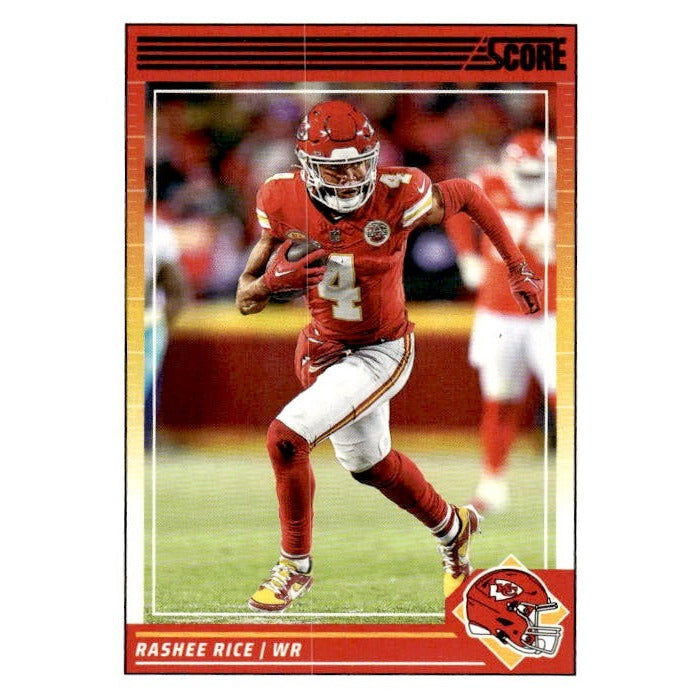 2024 NFL Score Football #139 Rashee Rice* Kansas City Chiefs Near Mint or Better