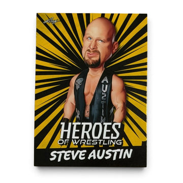 2023 Leaf Heroes of Wrestling Stone Cold Steve Austin B-9 WWE Austin 3:16 Card