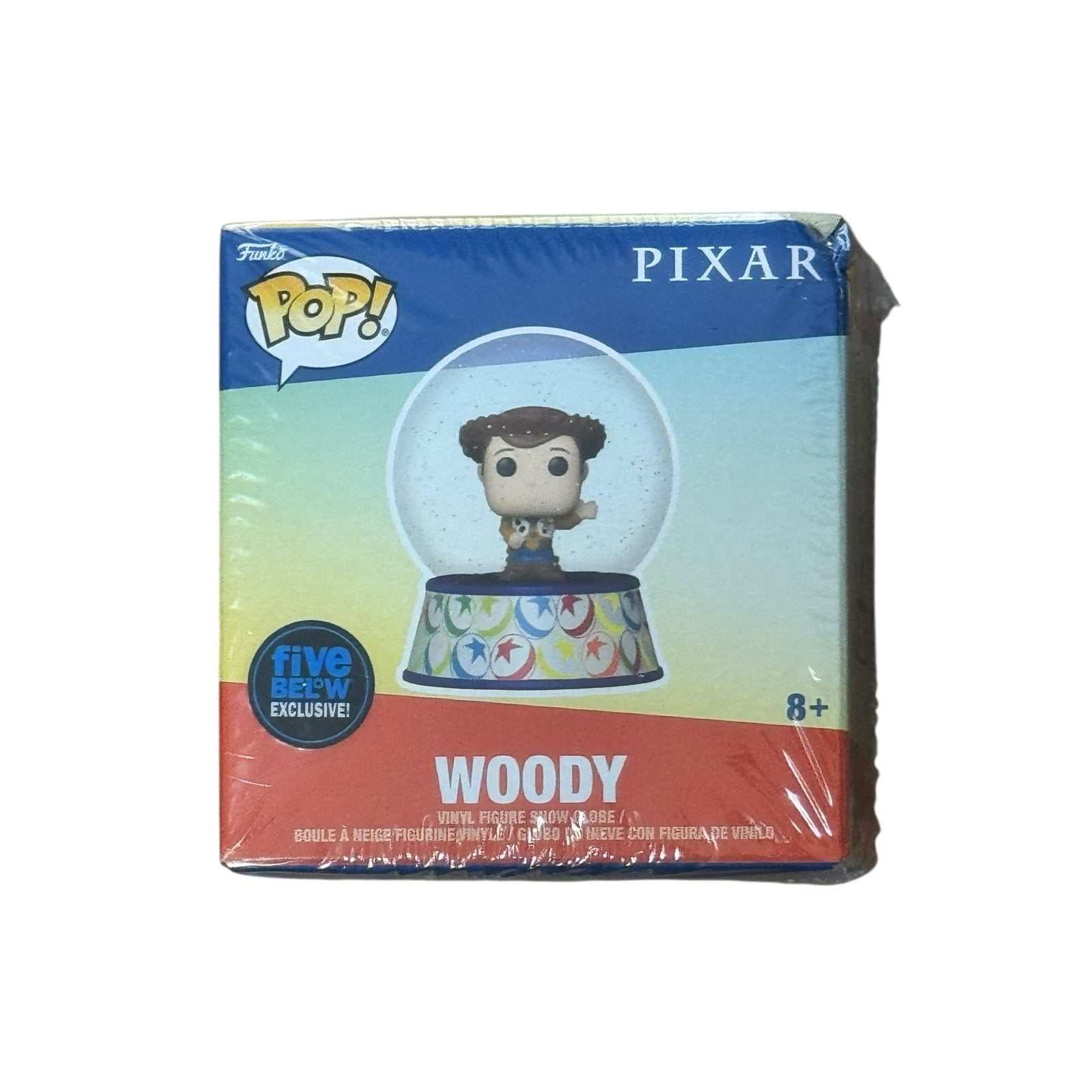 Funko Pop Pixar Woody snow globe vinyl figure Five Below exclusive in sealed box