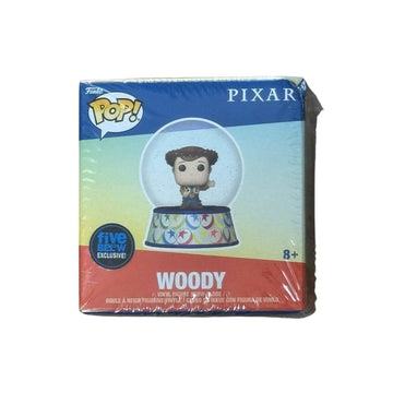Funko Pop Pixar Woody snow globe vinyl figure Five Below exclusive in sealed box