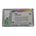 Tyler Adams 2021 Topps Now Bundesliga #110 graded card celebrating first Bundesliga goal for RB Leipzig in mint condition