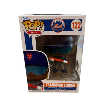 Funko Pop #122 Francisco Lindor MLB New York Mets Vinyl Figure NIB
