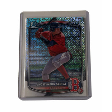Jhostynxon Garcia 2025 Bowman Chrome #BCP43 Mojo Refractor MLB Boston Red Sox