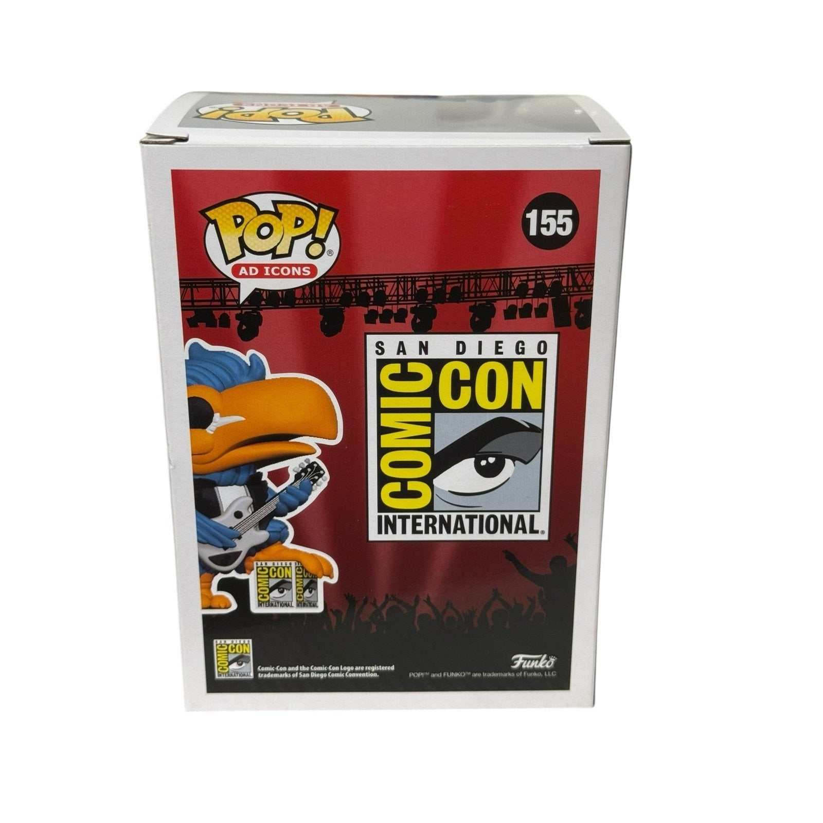 Funko Pop Toucan 155 SDCC 2022 Limited Edition collectible figure in box